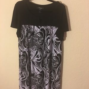 Style and Co. 2X color block dress